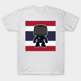 Alexander Albon Custom Bobblehead - 2022 Season Flag Edition T-Shirt